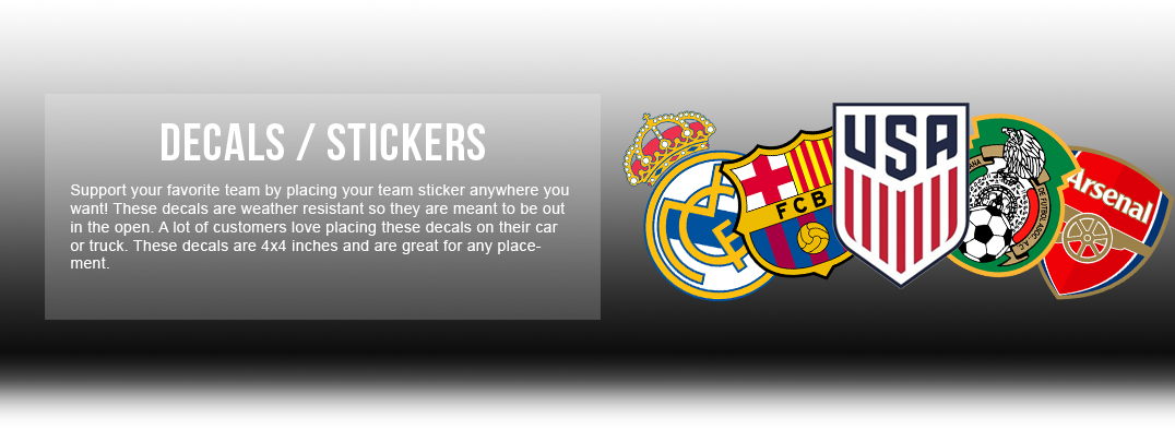Soccer Stickers & Decals