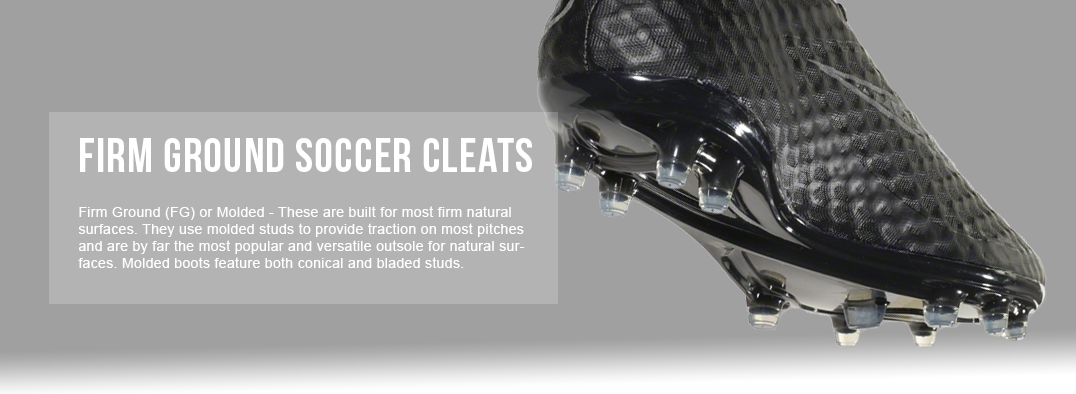 Firm Ground Soccer Cleats for Men and Women