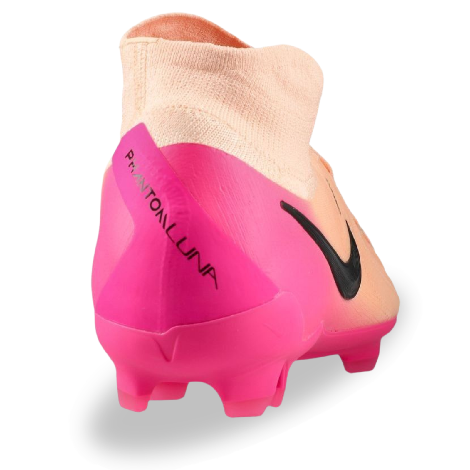 Nike Phantom Luna II Pro FG Soccer Cleats (Crimson Tint/Black-Pink Blast)