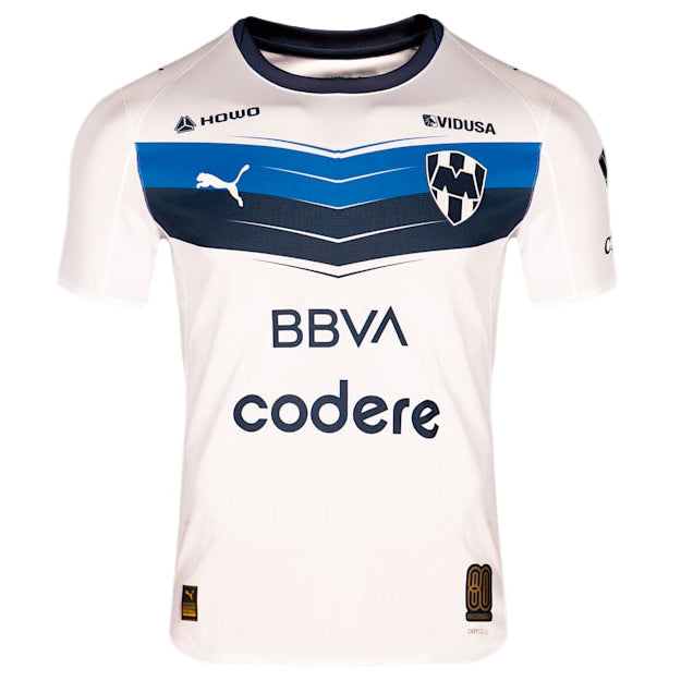 Puma Monterrey 25/26 Authentic Soccer Away Jersey (Puma White)