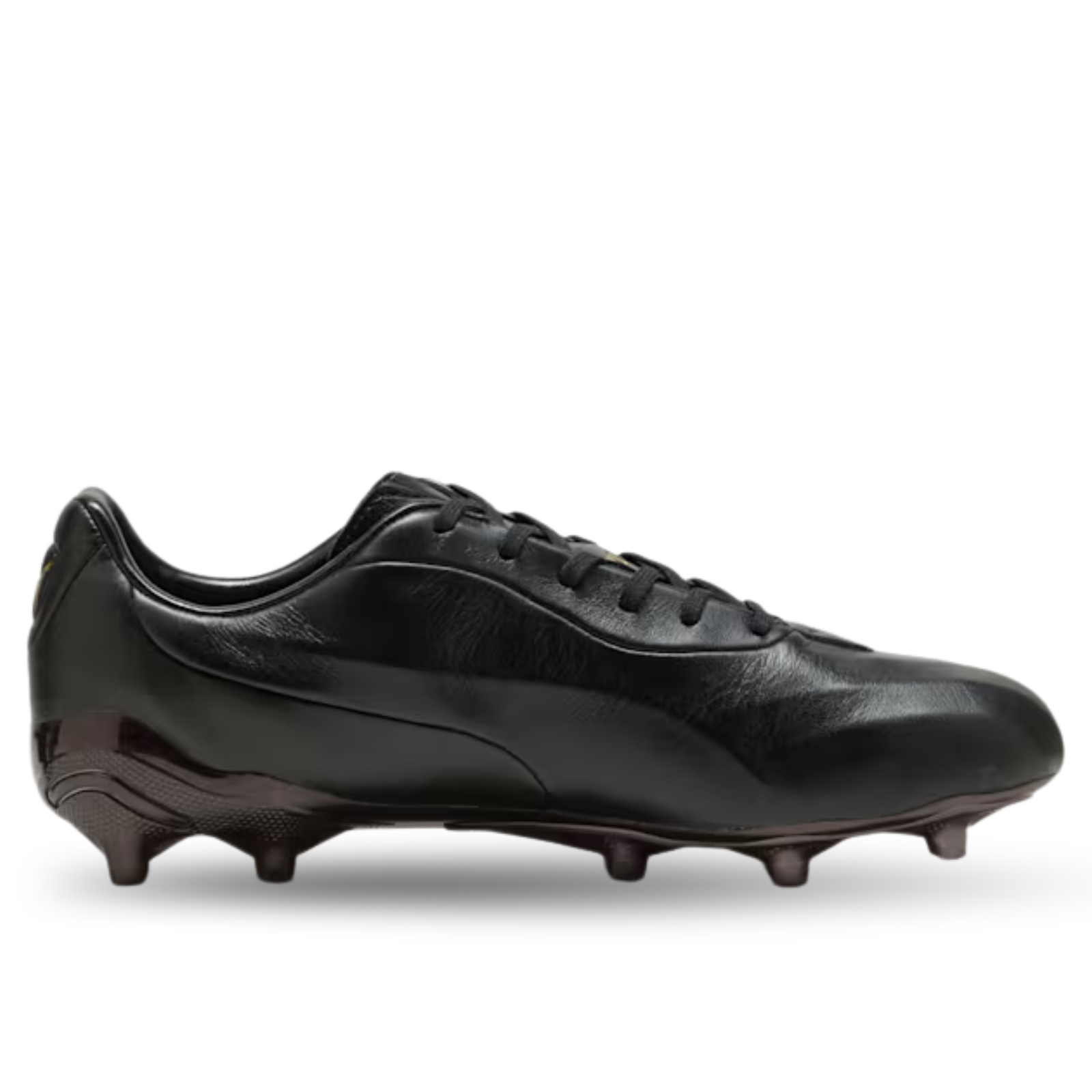 PUMA King Platinum FG/AG Soccer Cleats (Puma Black/Gold)