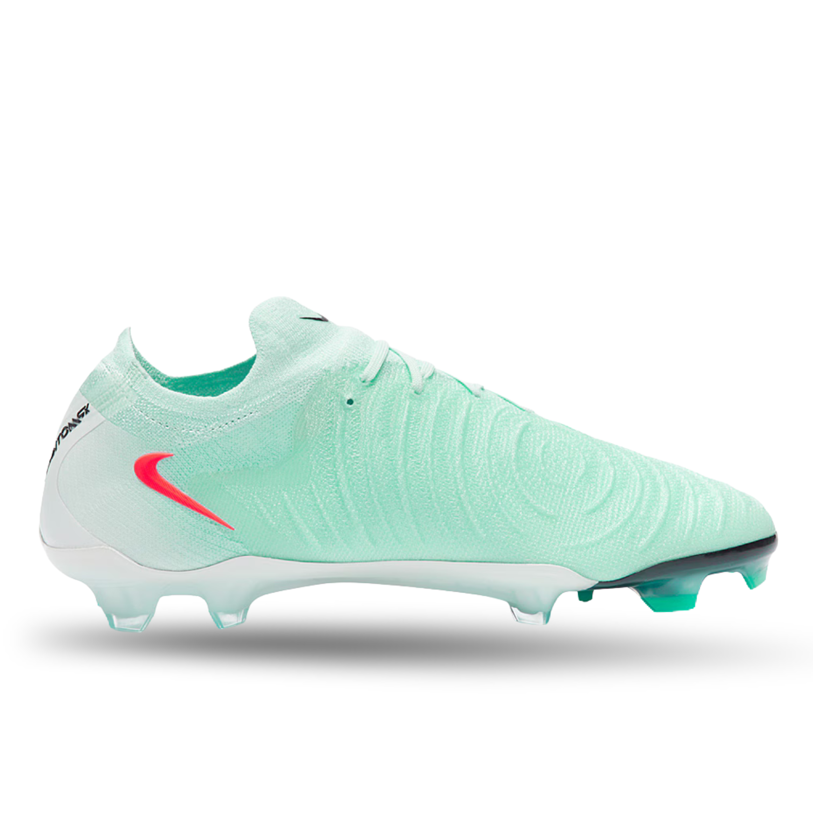 Nike Phantom GX II Elite FG Soccer Cleats (Mint/Atomic Red-Off Noir)