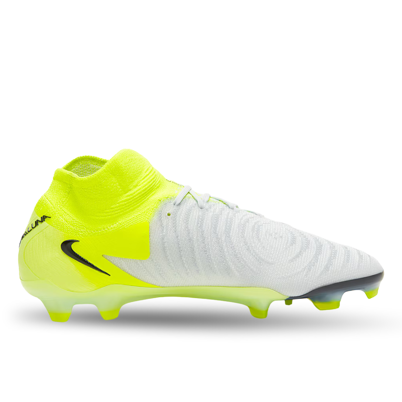 Nike Phantom Luna II Elite FG Soccer Cleats (Metallic Slver/Black-Volt)