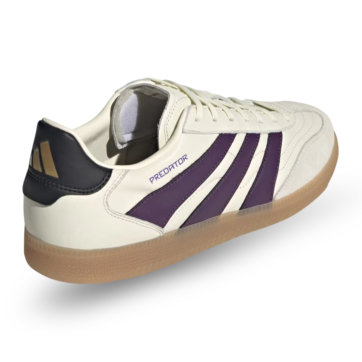 adidas Predator Freestyle Indoor IC Soccer Shoes (Ivory/Plum/Gold Metallic)