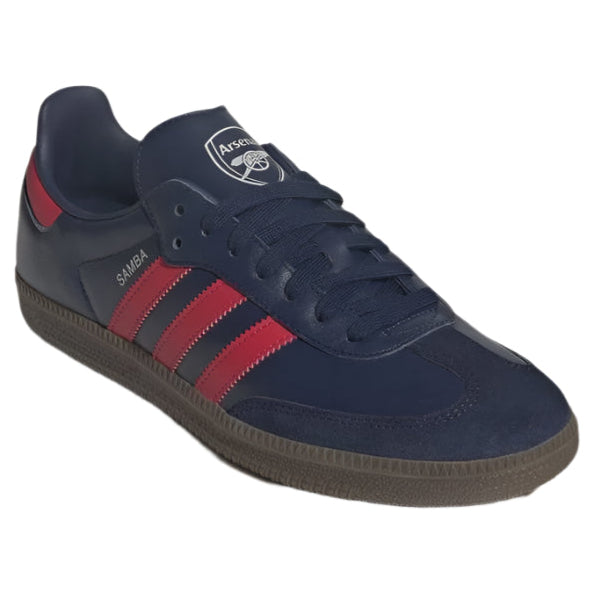 adidas Arsenal Samba Indoor Soccer Shoes (Indigo/Red/Gum)