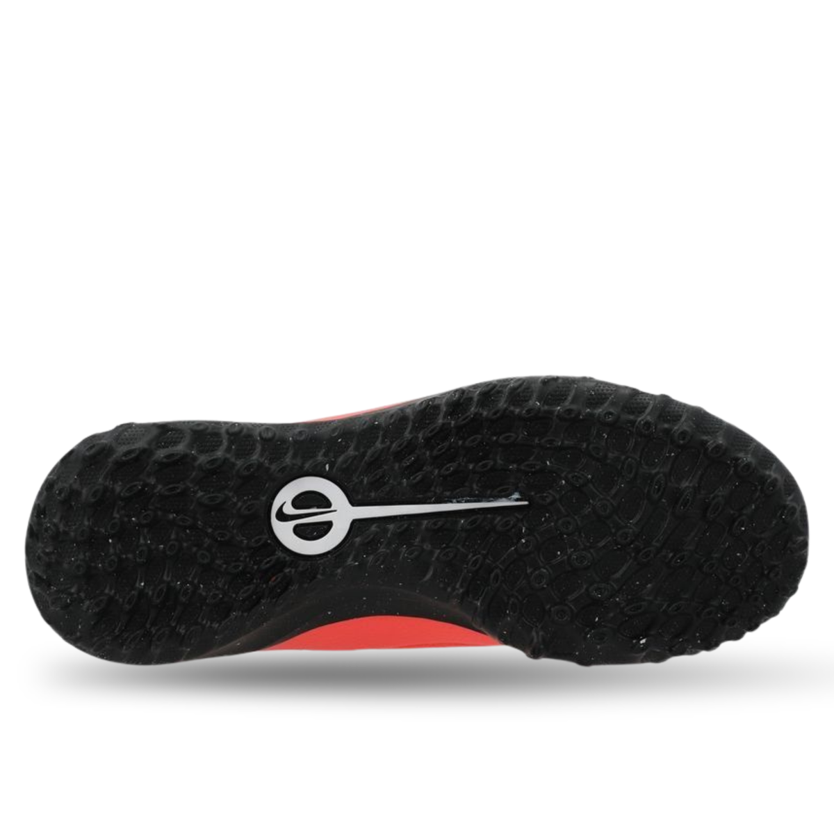 Nike Youth Jr. Legend 10 Club Turf Soccer Shoes (Hot Lava/White)