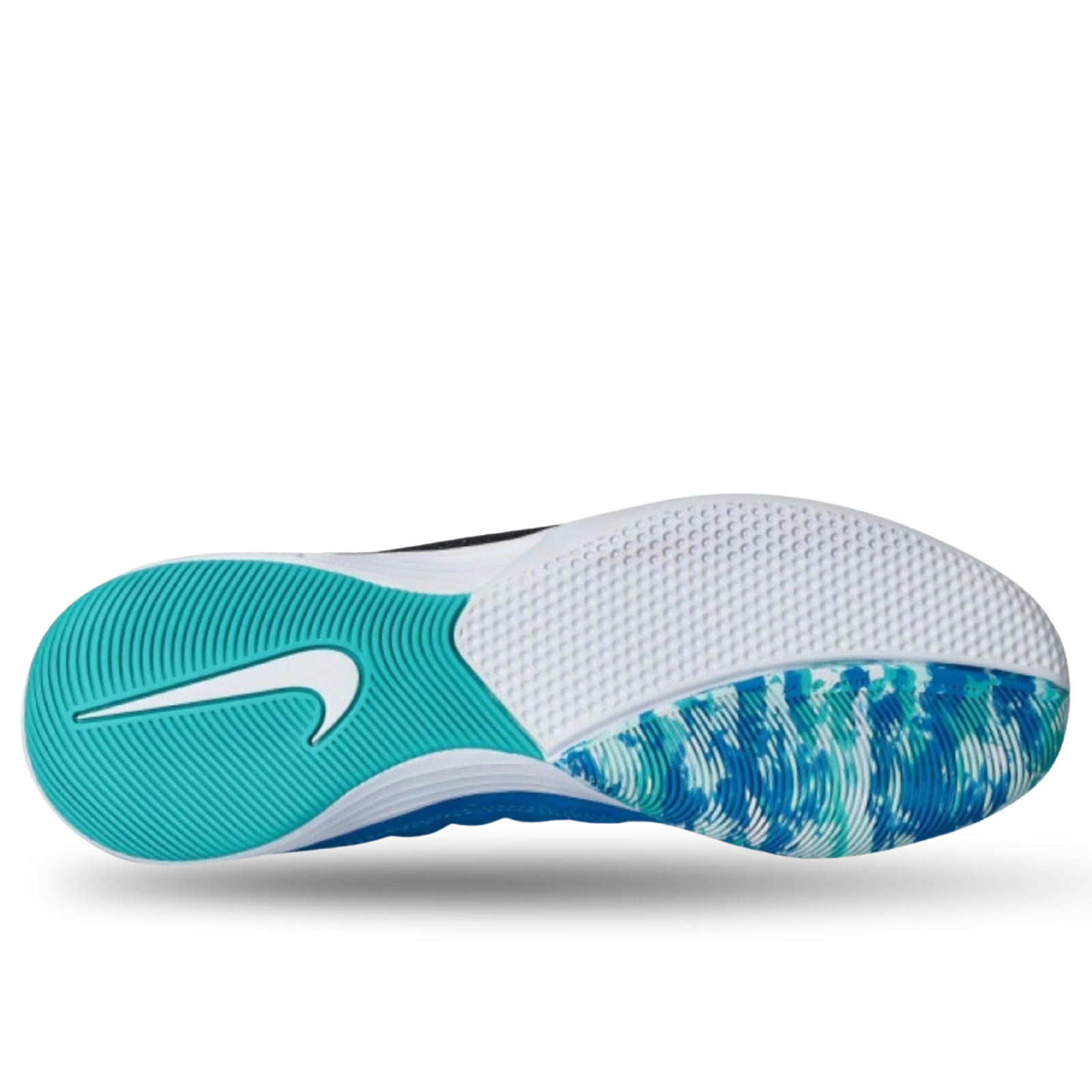 Nike LunarGato II Indoor Soccer Shoes (Metallic Silver/Black)