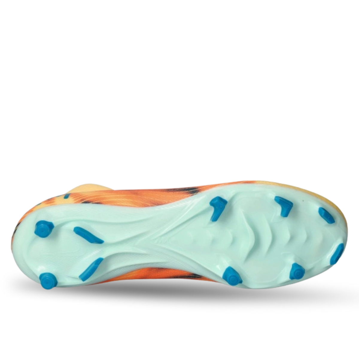 Nike Zoom Superfly 10 Academy KM Firm/Multi Ground Soccer Cleats (Melon Tint/Neo Turq/Igloo)