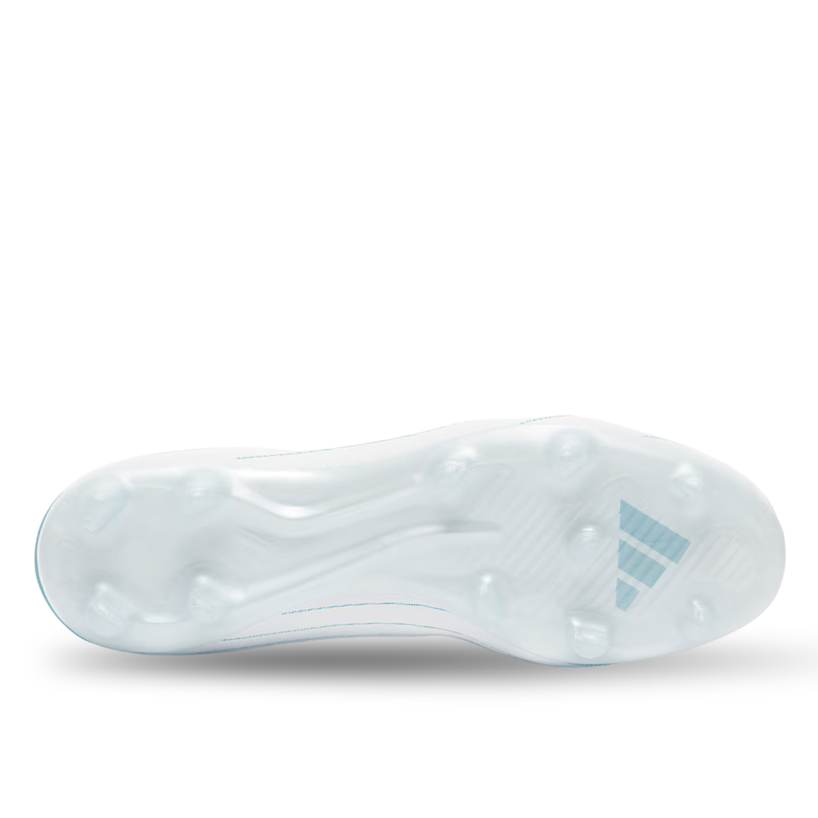 adidas Copa Pure.3 Firm Ground Soccer Cleats (White/Grey Two/Preloved Blue)