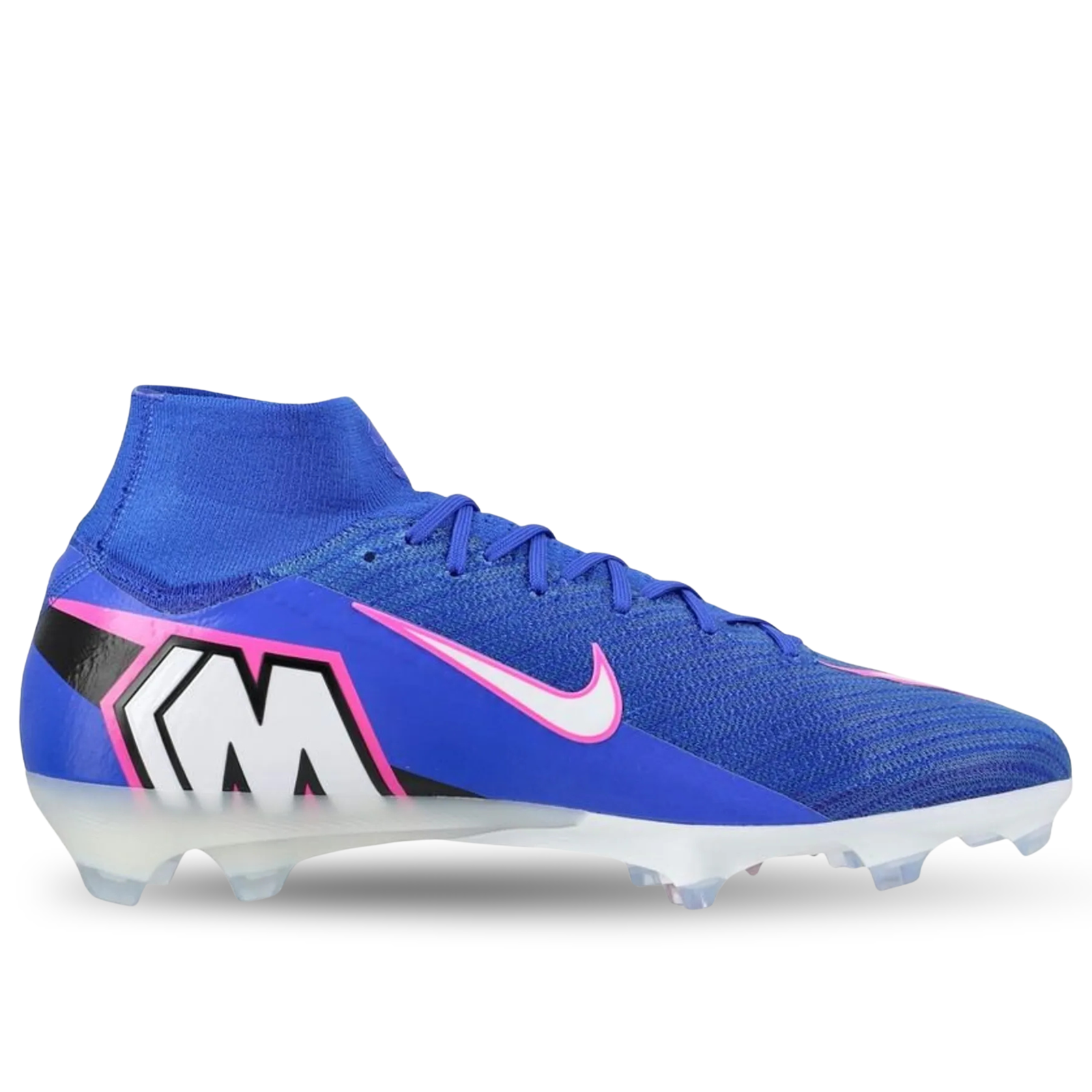 Nike Zoom Superfly 10 Elite FG Soccer Cleats (Racer Blue/White)