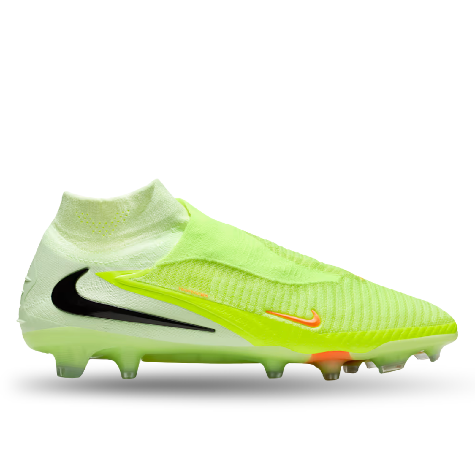 Nike Phantom 6 High Elite Firm Ground Soccer Cleats (Hyper Crimson/Black/Limelight)