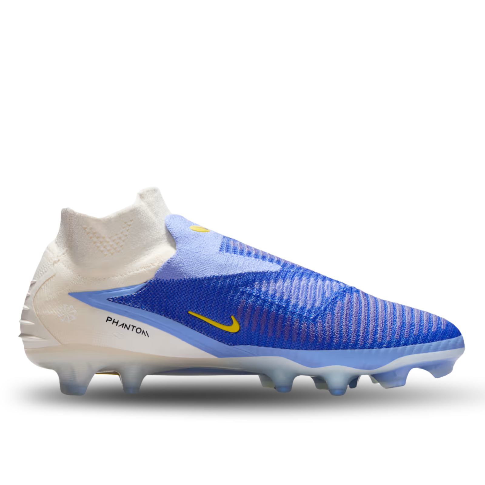 Nike Phantom 6 High Elite LV8 FG Soccer Cleats (Racer Blue/Obsidian)
