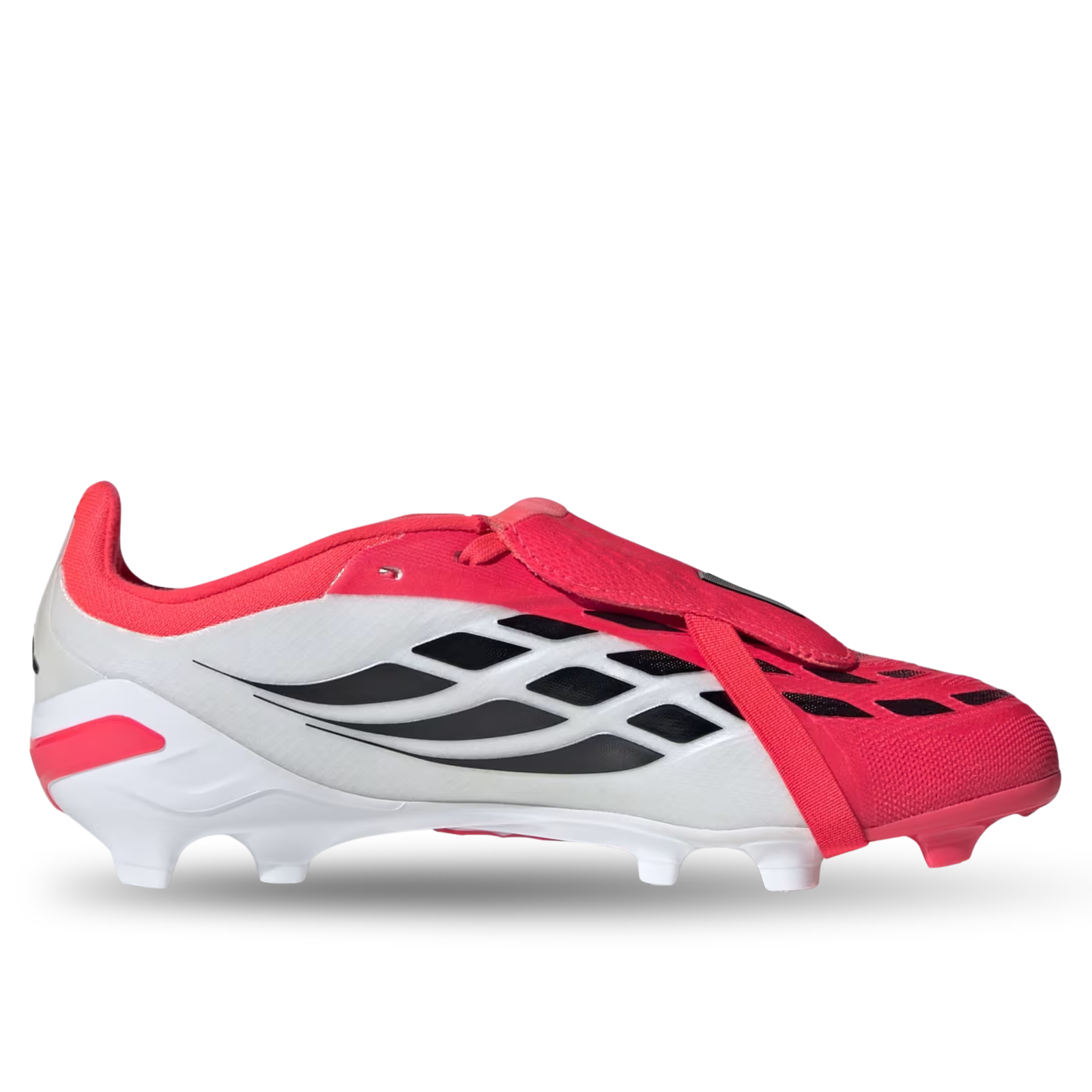 adidas Jr. Predator Elite FT Firm Ground Soccer Cleats (Lucid Red/Black/White)