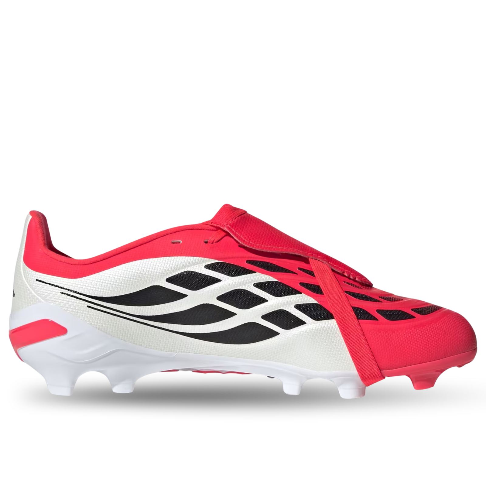 adidas Jr. Predator League FT Firm Ground Soccer Cleats (Lucid Red/Black/White)