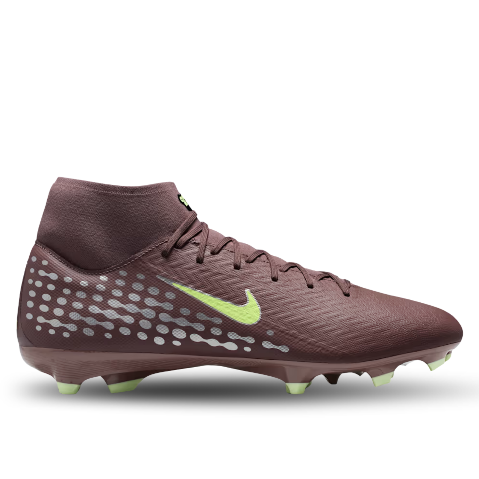 Nike Zoom Superfly 10 Academy KM FG/MG Soccer Cleats (Plum Eclipse/Metallic Silver)