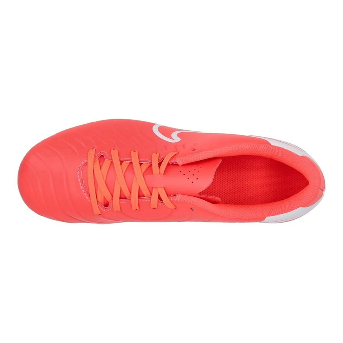 Nike Youth Jr. Legend 10 Club FG/MG Soccer Cleats (Hot Lava/White)