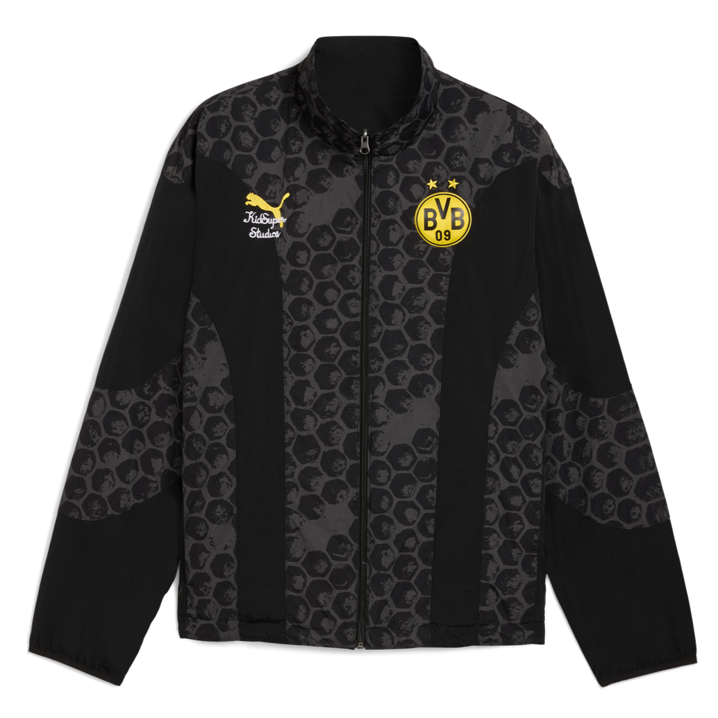 Puma BVB 25/26 KidSuper Reversible Jacket (Puma Black/Faster Yellow)