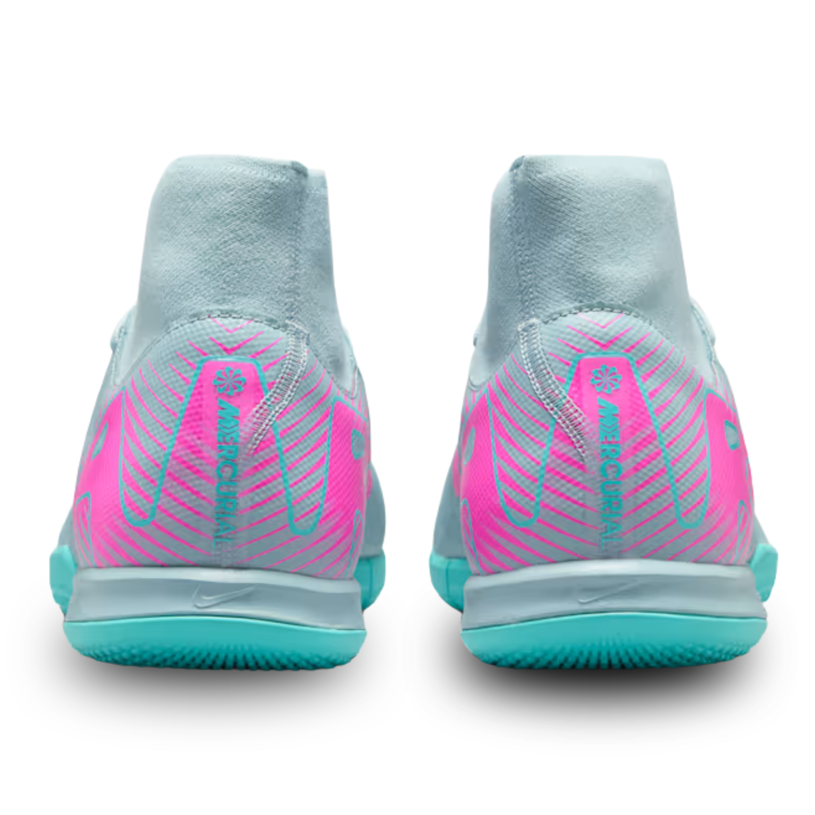 Nike Zoom Superfly 10 Academy IC Indoor Soccer Shoes (Ocean Cube/Pink Blast)