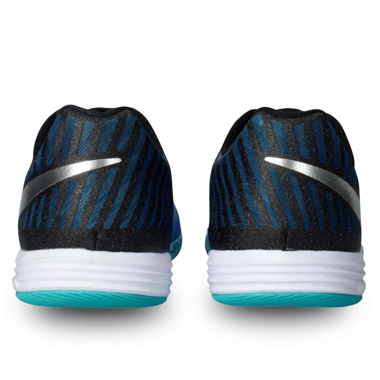 Nike LunarGato II Indoor Soccer Shoes (Metallic Silver/Black)