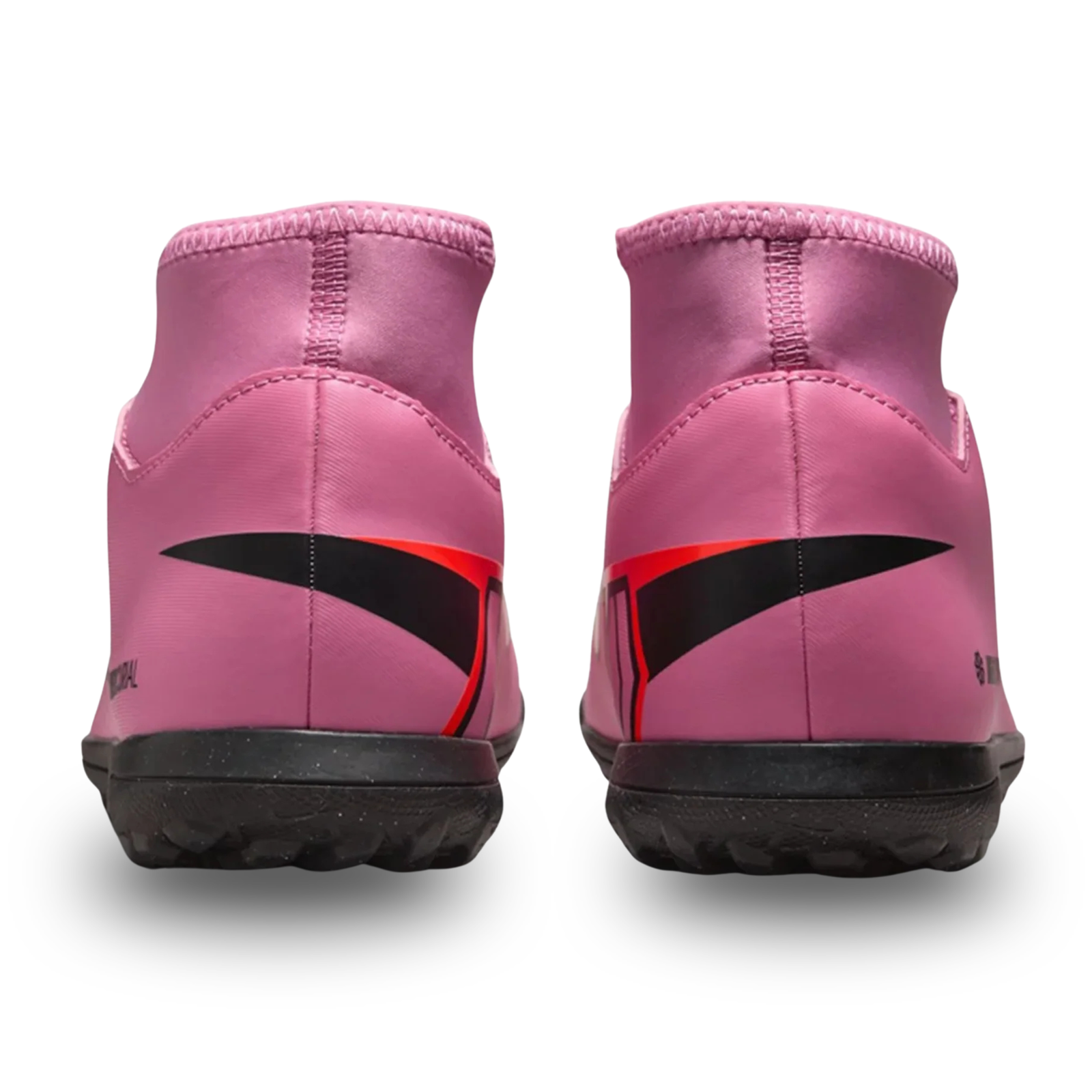 Nike Youth Jr. Superfly 10 Club Turf Soccer Shoes (Magic Flamingo/Black)