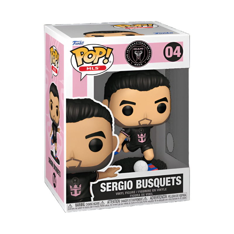 Inter Miami Sergio Busquets Away Jersey Funko Pop
