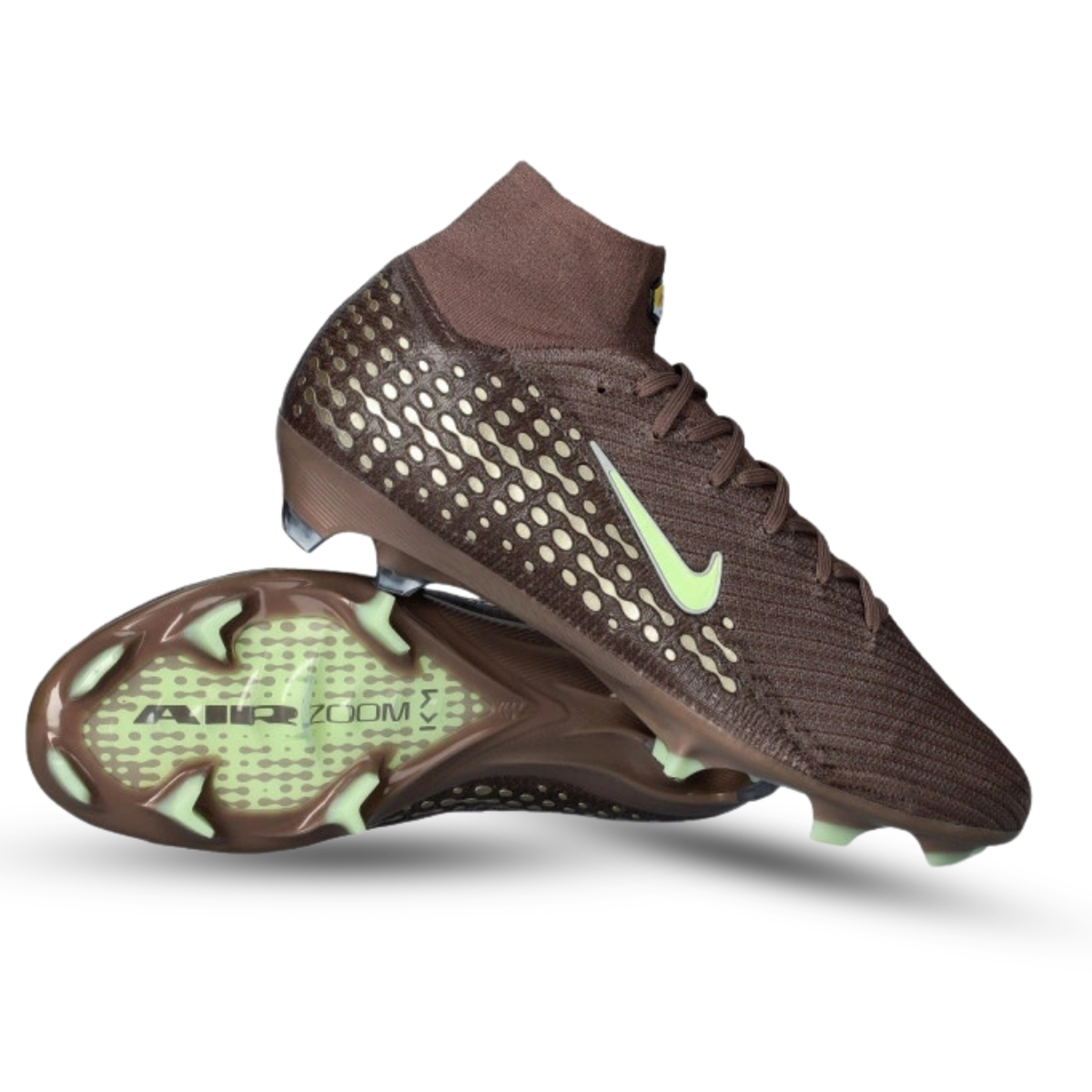 Nike Zoom Superfly 10 Elite KM FG Soccer Cleats (Plum Eclipse/Metallic Silver)