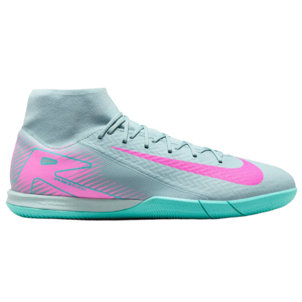 Nike Zoom Superfly 10 Academy IC Indoor Soccer Shoes (Ocean Cube/Pink Blast)