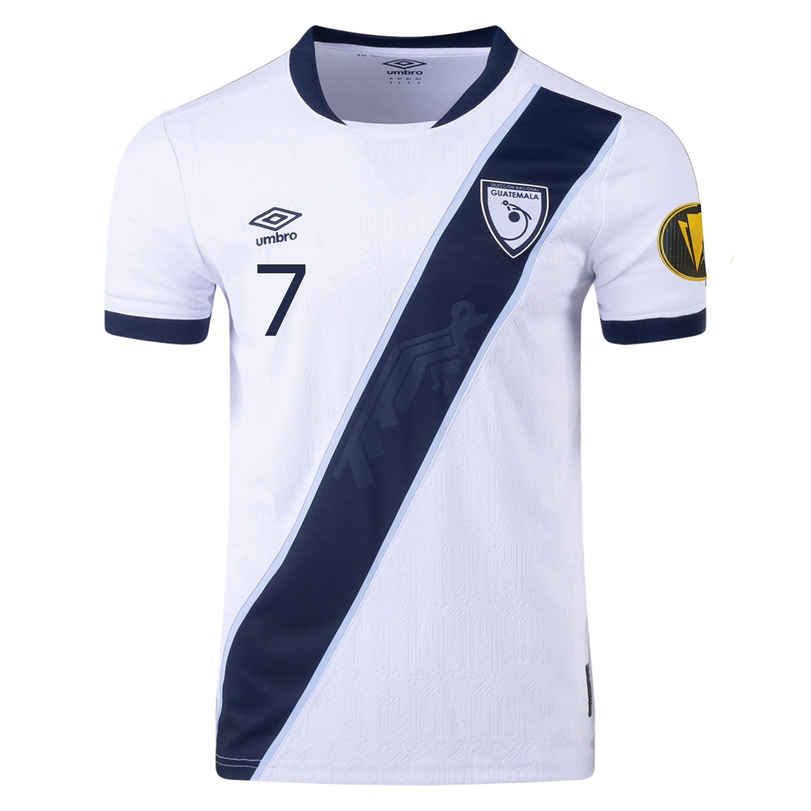 Umbro Aaron Herrera Guatemala Home Jersey 25/26 W/ Gold Cup 2025 Patch (White)
