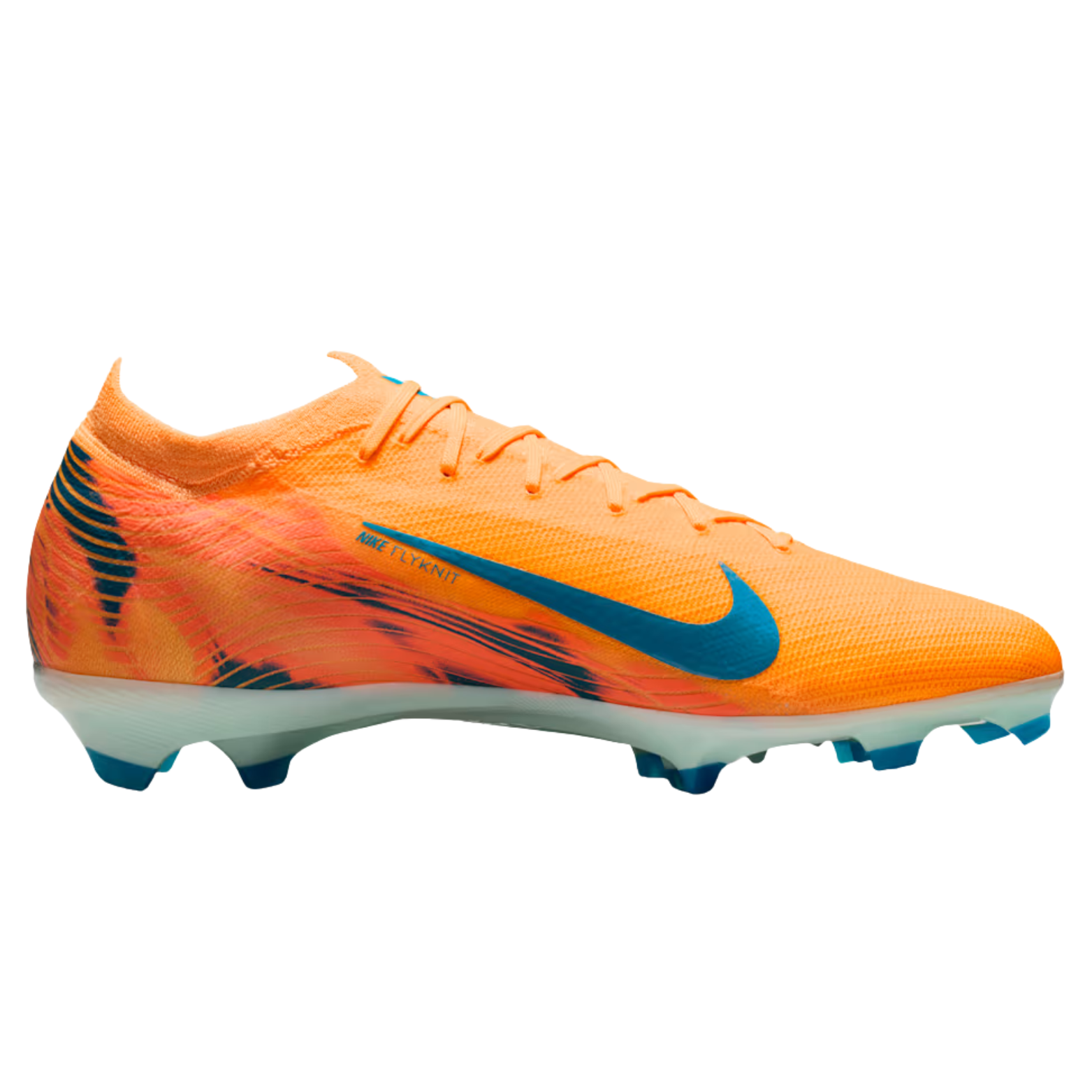 Nike Zoom Vapor 16 Pro KM Firm Ground Soccer Cleats (Melon Tint/Neo Turq-Igloo)