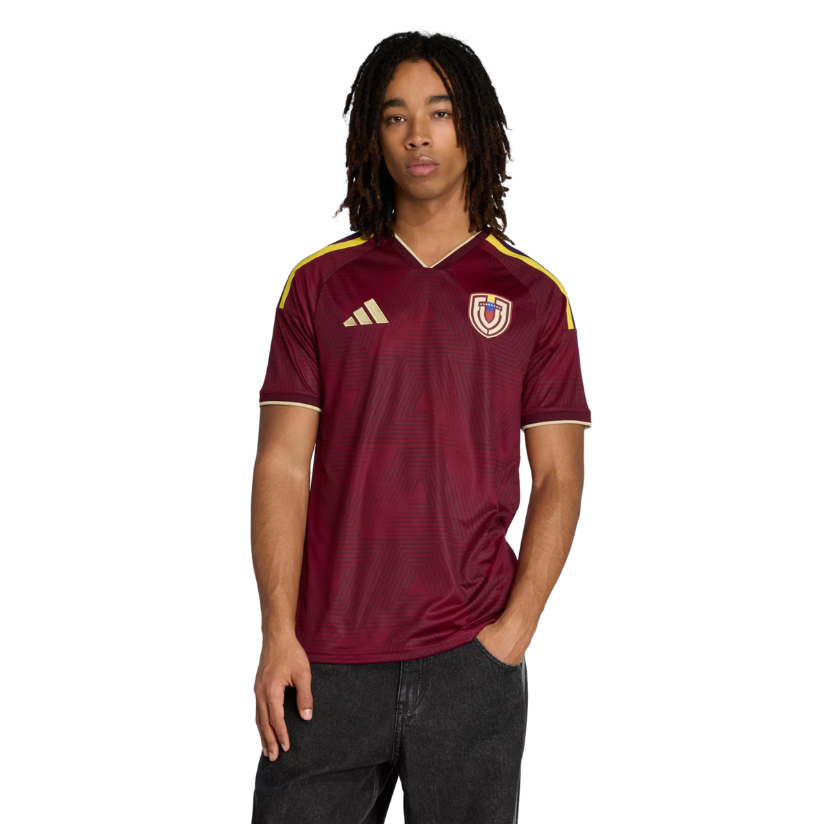 adidas Men's Venezuela 2026 Home Jersey (Burgundy)
