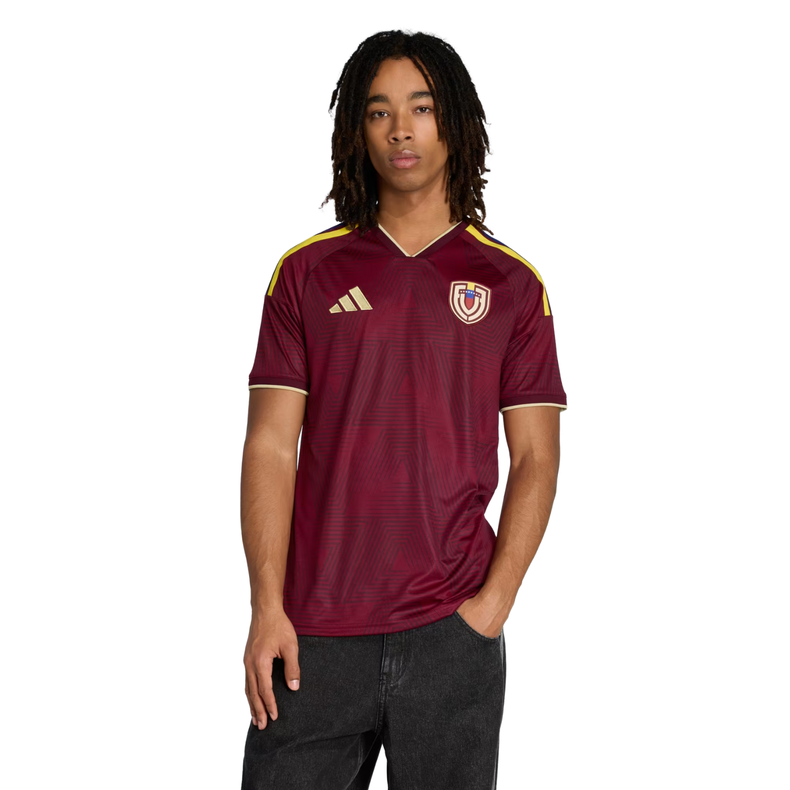 adidas Men's Venezuela 2026 Home Jersey (Burgundy)