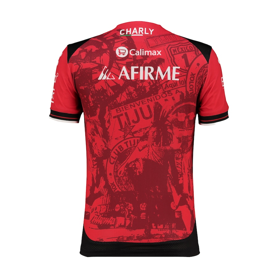 Charly Youth Xolos De Tijuana Home Jersey 25/26 (Red/Black)