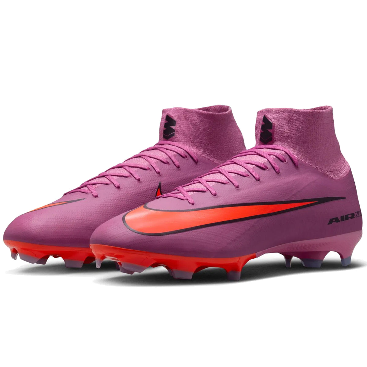 Nike Zoom Superfly 10 Pro Firm Ground Soccer Cleats (Magic Flamingo/Black/Total Crimson)