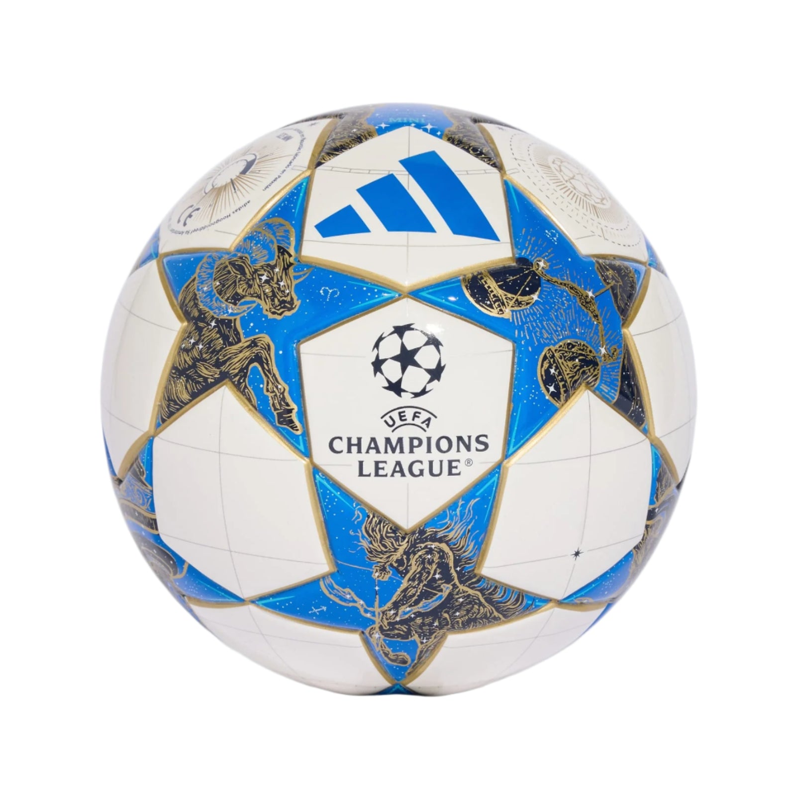 adidas UCL 25/26 Mini Ball (White/Dark Blue/Pantone)