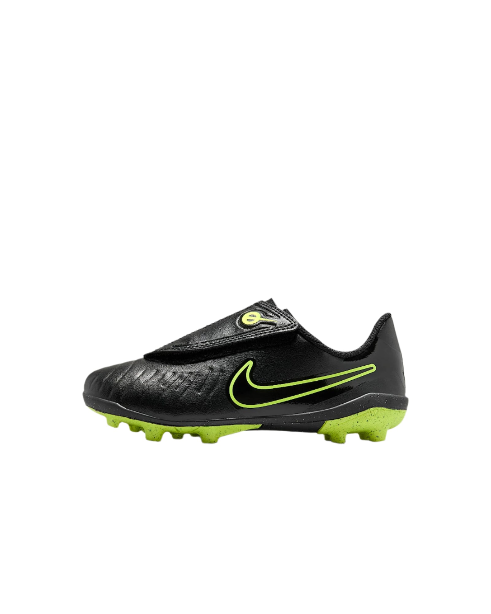 Nike Youth Jr. Legend 10 Club FG/MG PS V Soccer Cleats (Black/Volt)