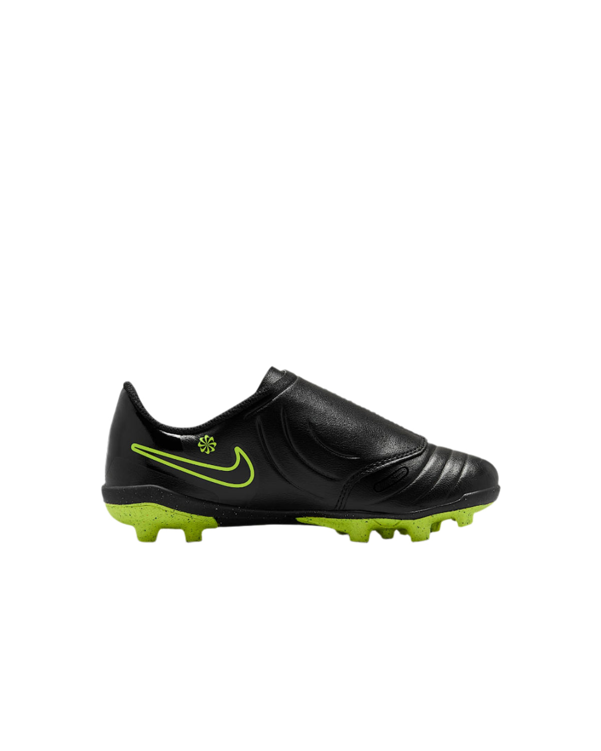 Nike Youth Jr. Legend 10 Club FG/MG PS V Soccer Cleats (Black/Volt)