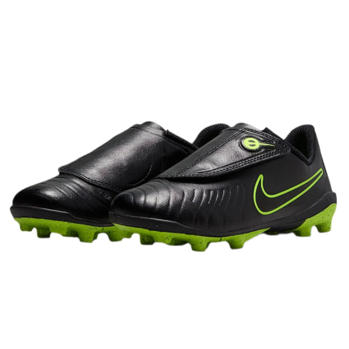 Nike Youth Jr. Legend 10 Club FG/MG PS V Soccer Cleats (Black/Volt)