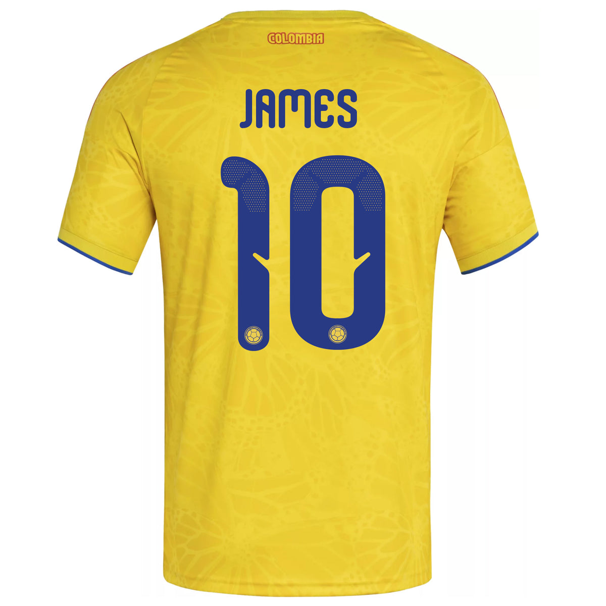 adidas Men's James Rodriguez Colombia 2026 Home Jersey (Impact Yellow)