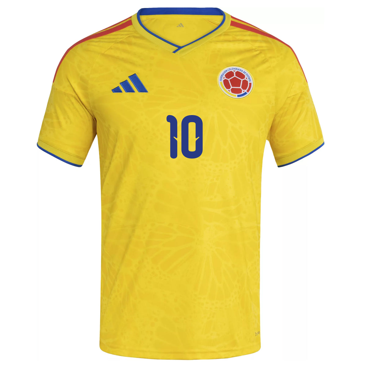 adidas Men's James Rodriguez Colombia 2026 Home Jersey (Impact Yellow)