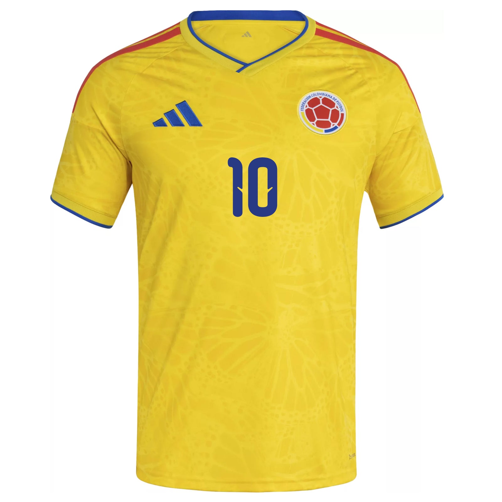 adidas Men's James Rodriguez Colombia 2026 Home Jersey (Impact Yellow)