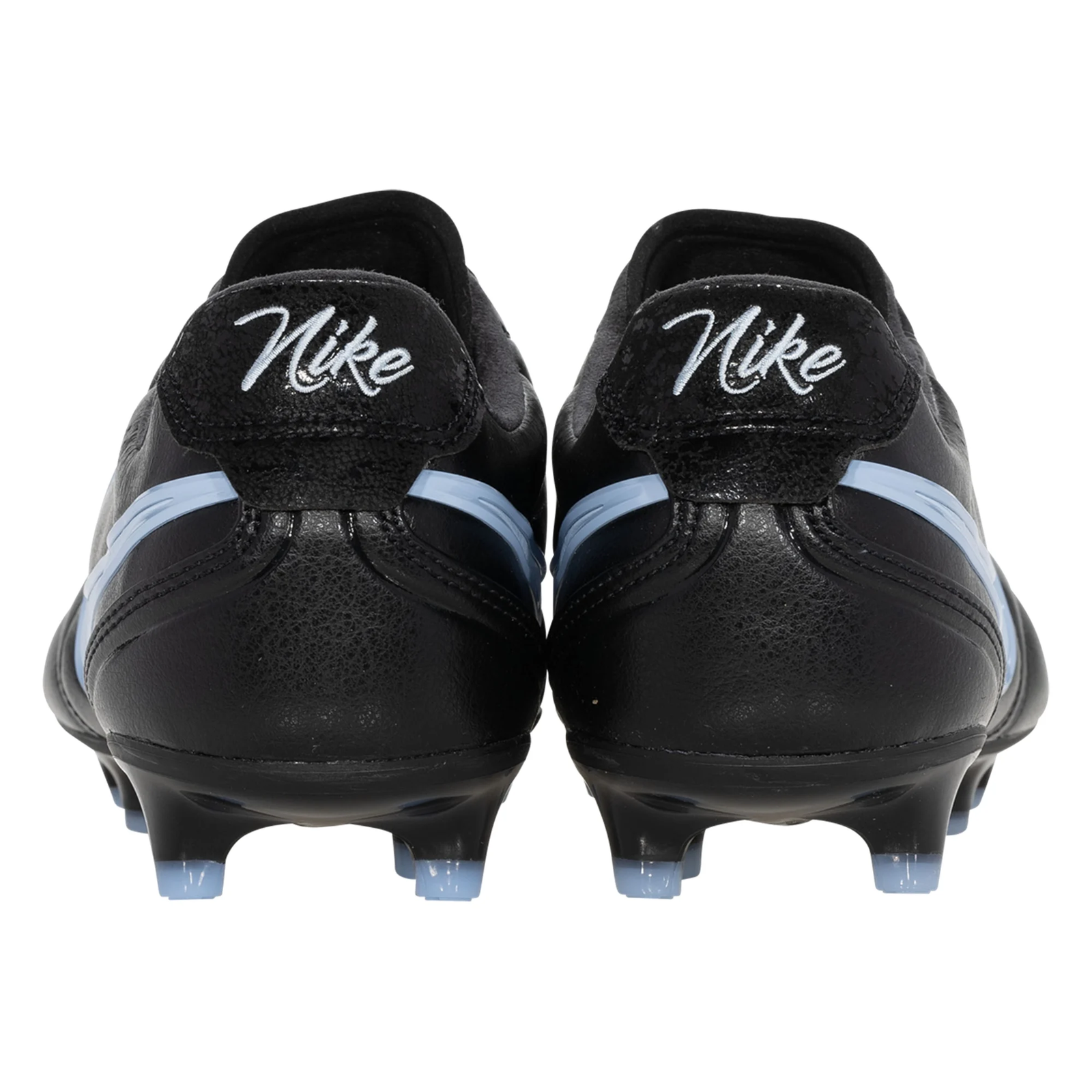 Nike Tiempo Ligera Pro FG Soccer Cleats (Black/Obsidian/Ice Blue)