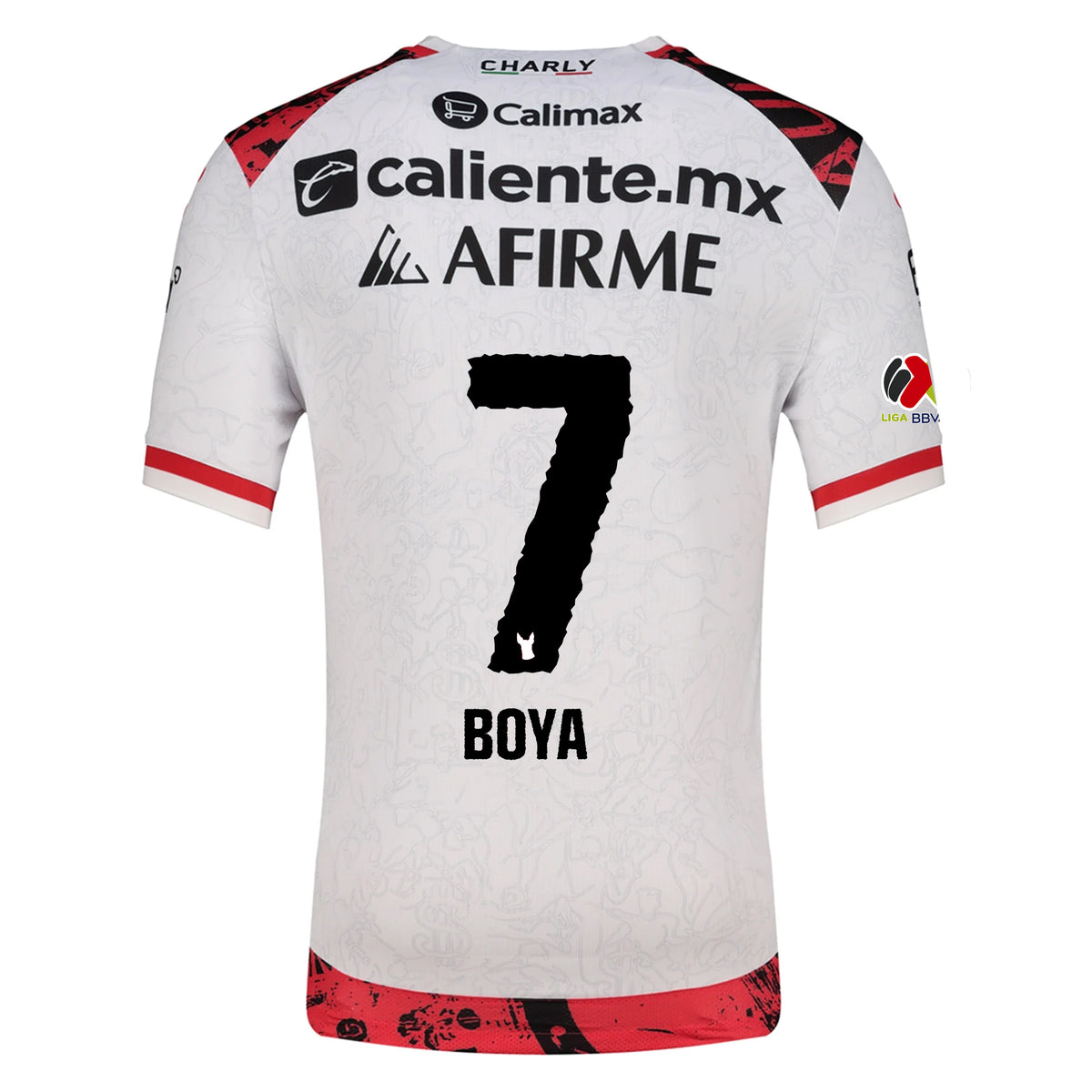 Charly Frank Boya Men's Xolos De Tijuana Away Jersey 25/26 w/ BBVA MX Patch (White)