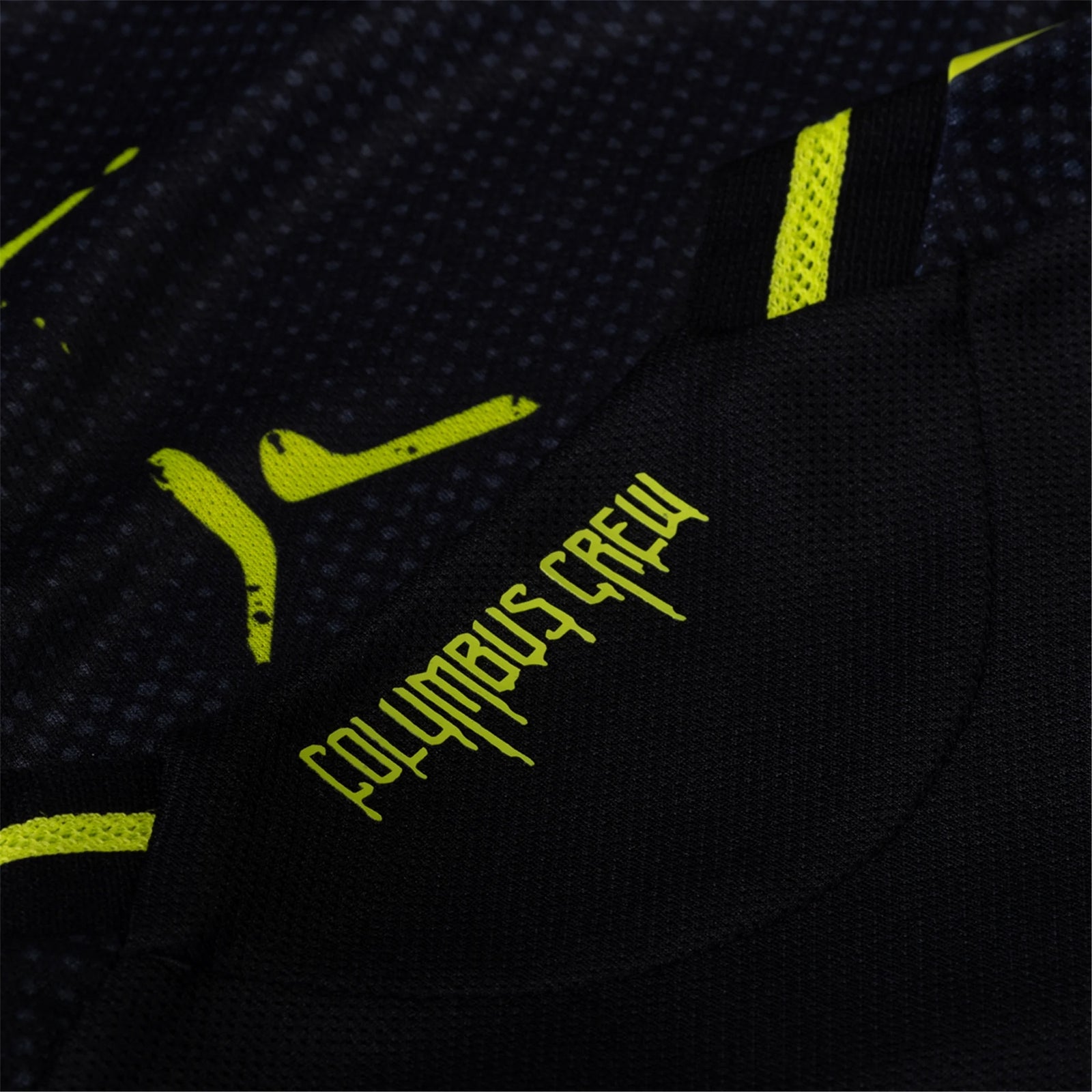 adidas Andrés Herrera Columbus Crew Authentic Away Jersey w/ MLS Patches 25/26 (Black/Yellow)