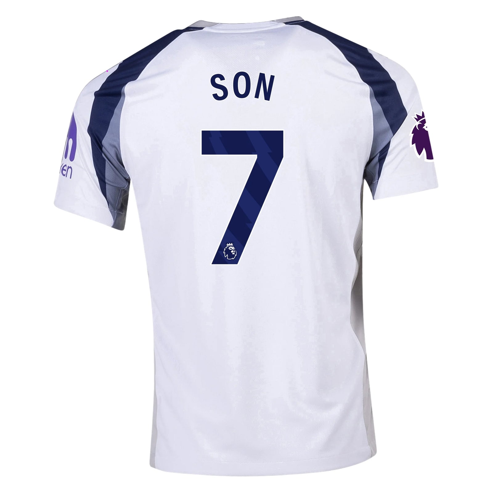 Nike Bissouma Tottenham Hotspurs Home Jersey w/ EPL + No Room For Racism Patch 25/26 (White/Iron/Binary Blue)
