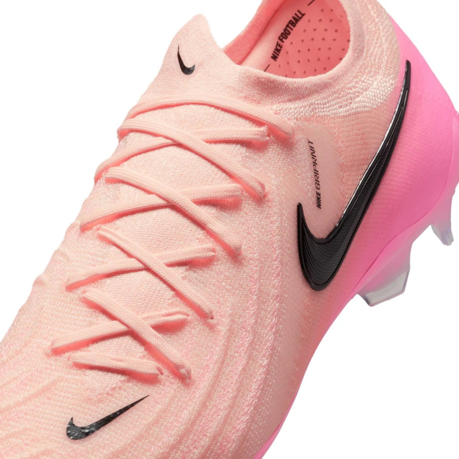 Nike Phantom GX II Elite FG Soccer Cleats (Crimson Tint/Pink Blast)