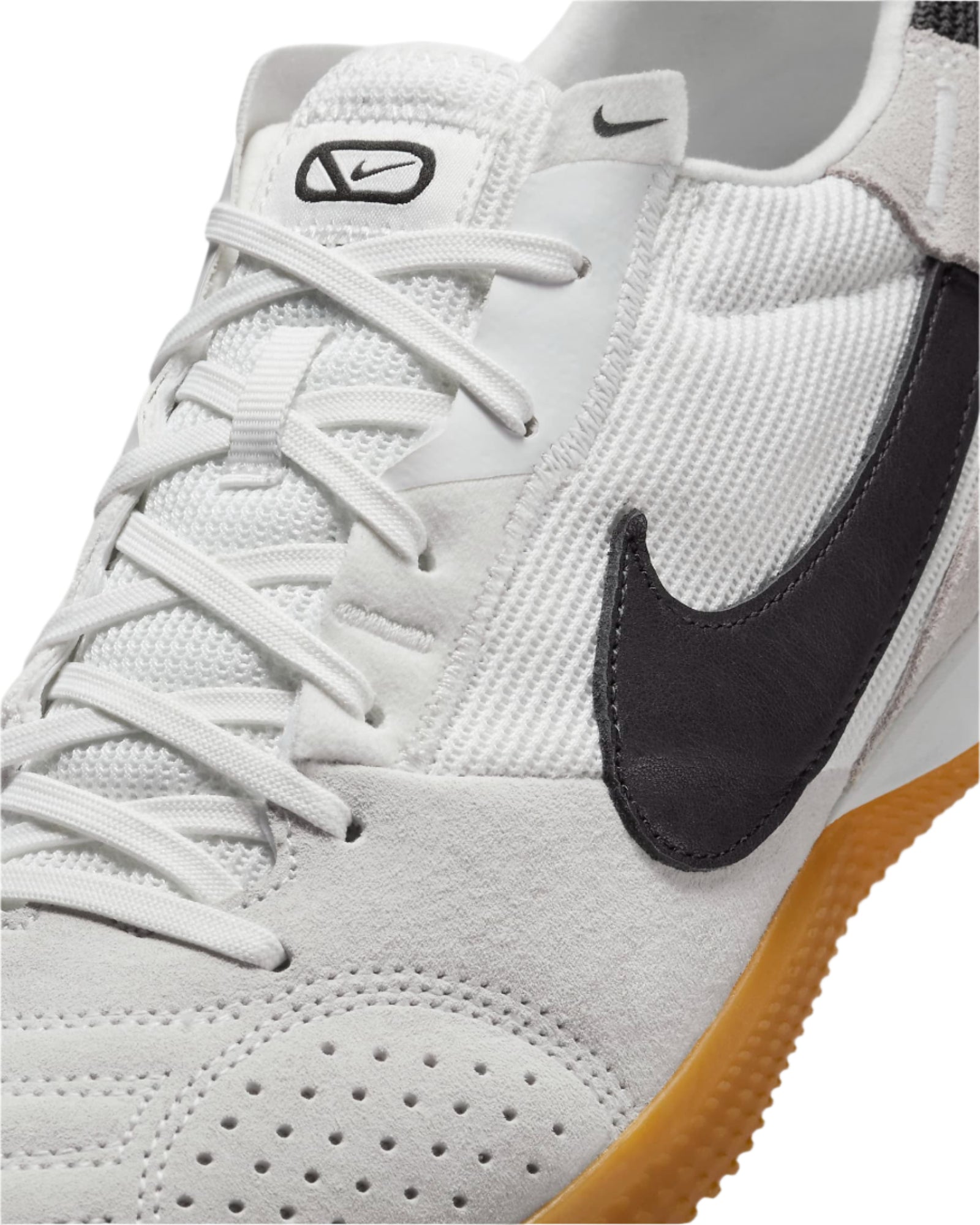 Nike Streetgato Indoor Soccer Shoes (Summit White/Night Forest)