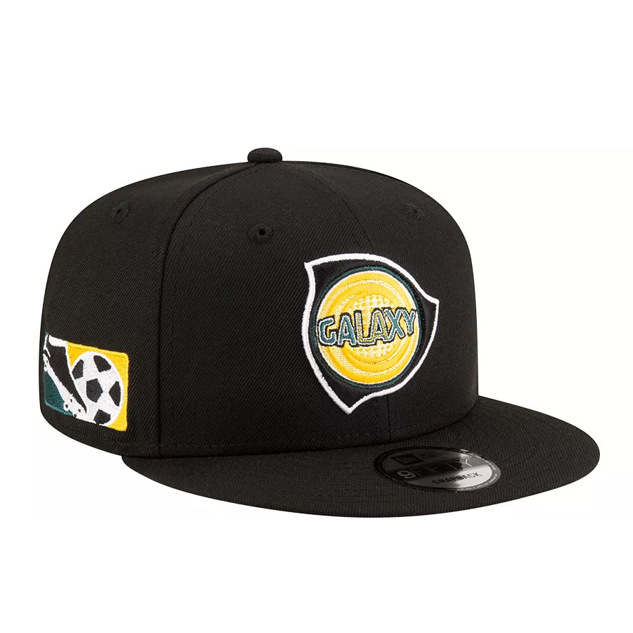 New Era Los Angeles LA Galaxy 9Fifty Third Jersey Hook Third Adjustable Hat (Black)