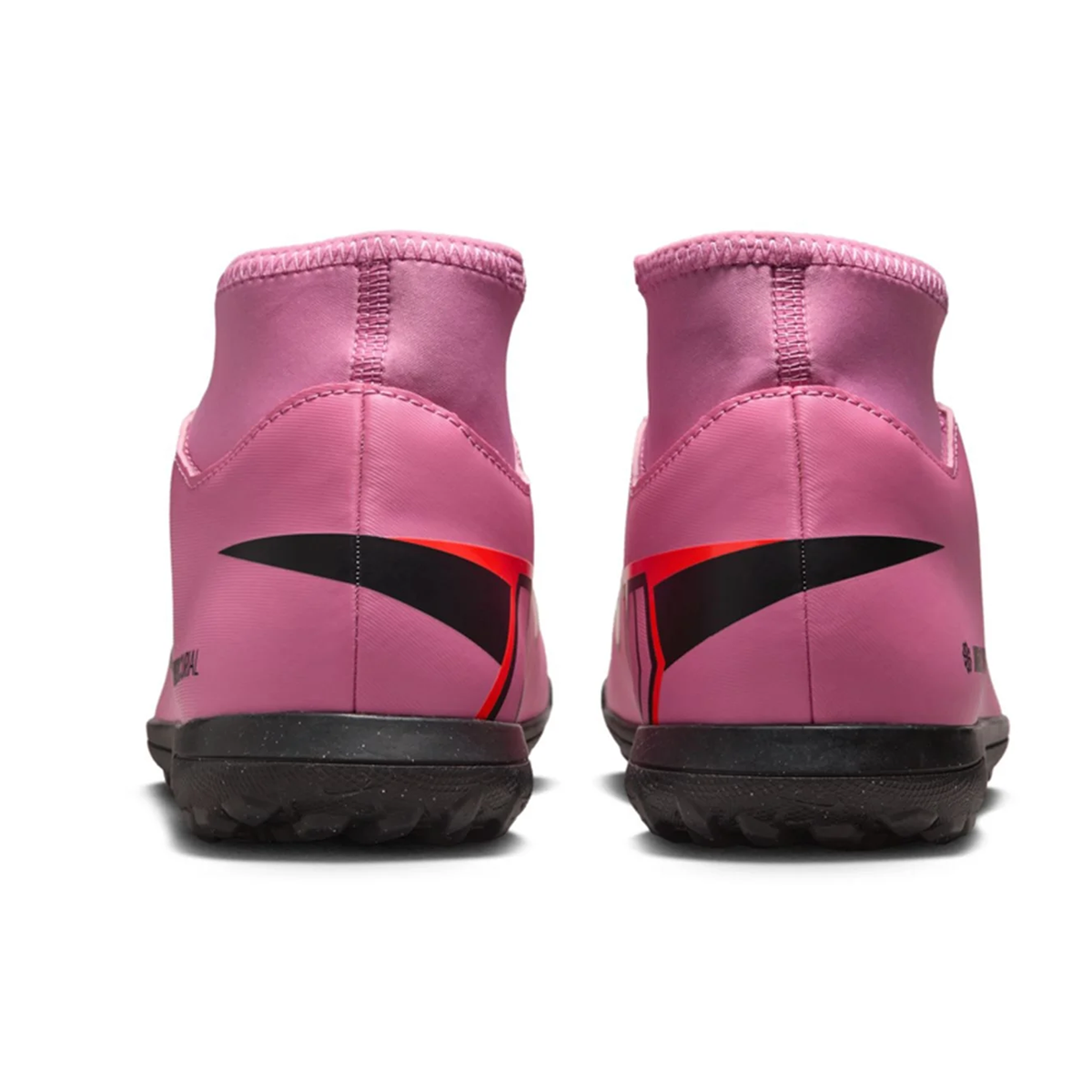 Nike Jr. Superfly 10 Club Turf Soccer Shoes (Magic Flamingo/Black)