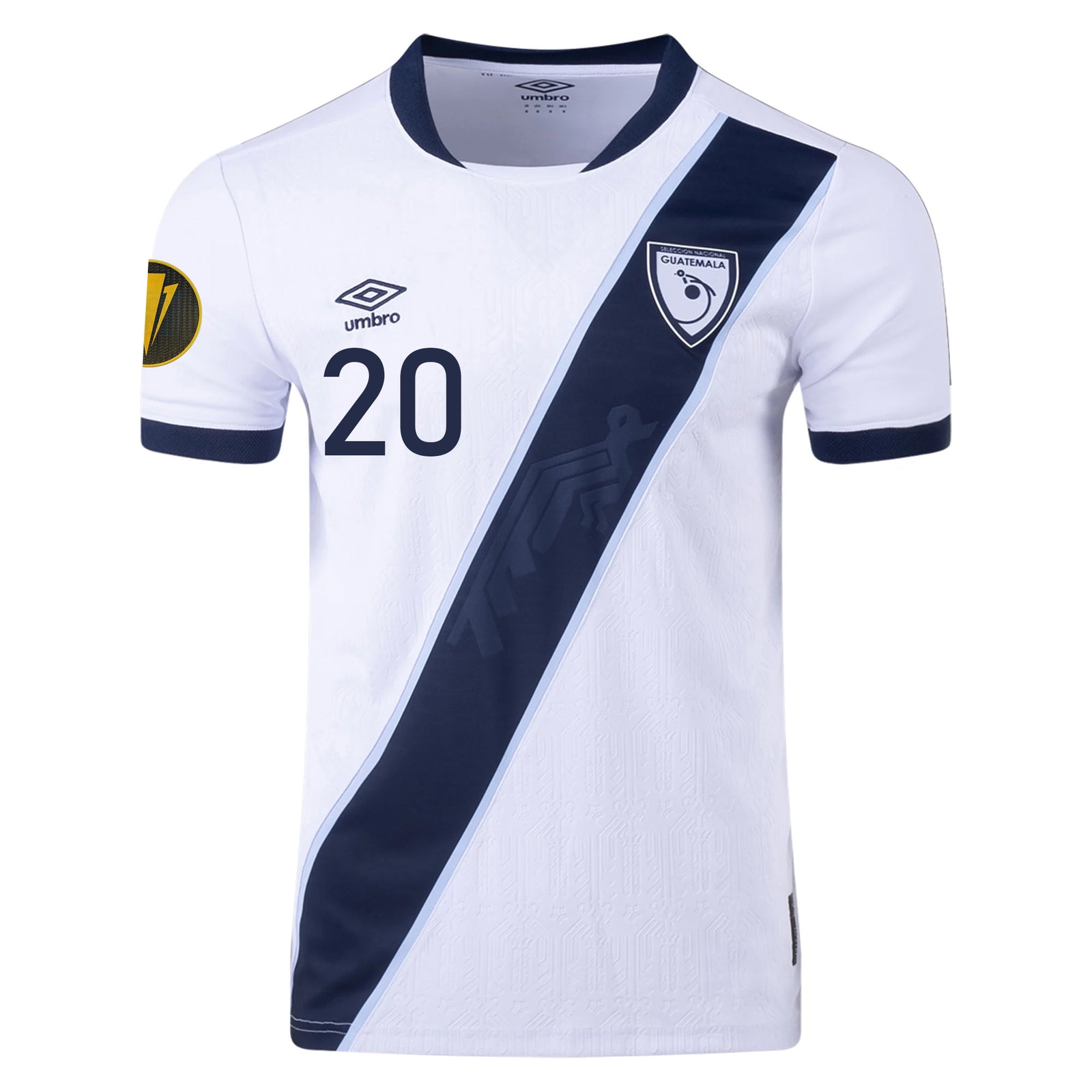 Umbro Olger Escobar Guatemala Home Jersey 25/26 Gold Cup 2025 Patch (White)
