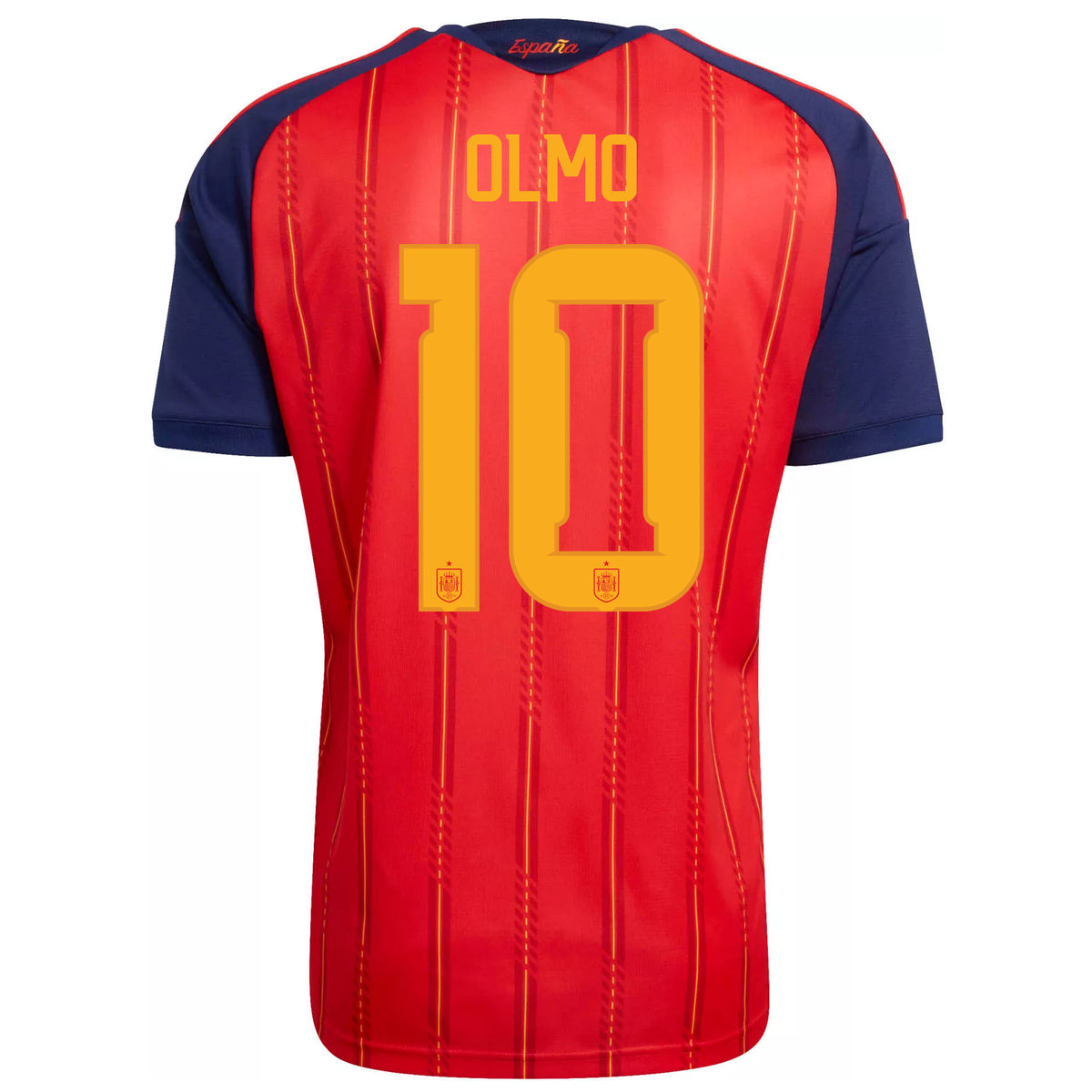 adidas Men's Olmo Spain World Cup Home Jersey 2026 (Vivid Red)